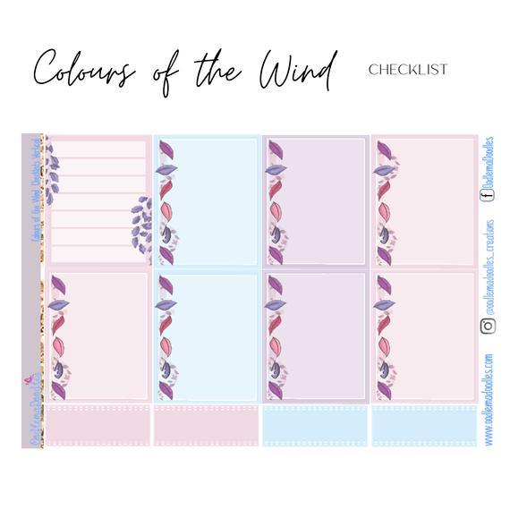 Colours of the Wind Vertical Weekly - oodlemadoodles