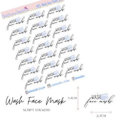 Wash Face Mask Script