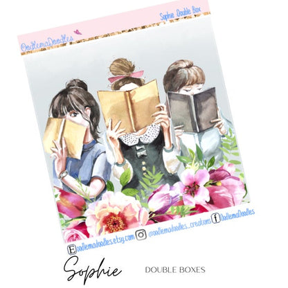 Sophie Decorative Double Box Sticker