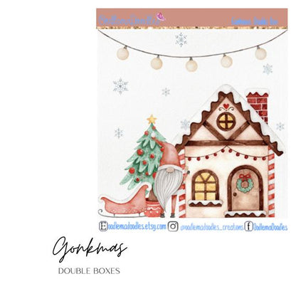 Gonkmas Decorative Double Box Sticker