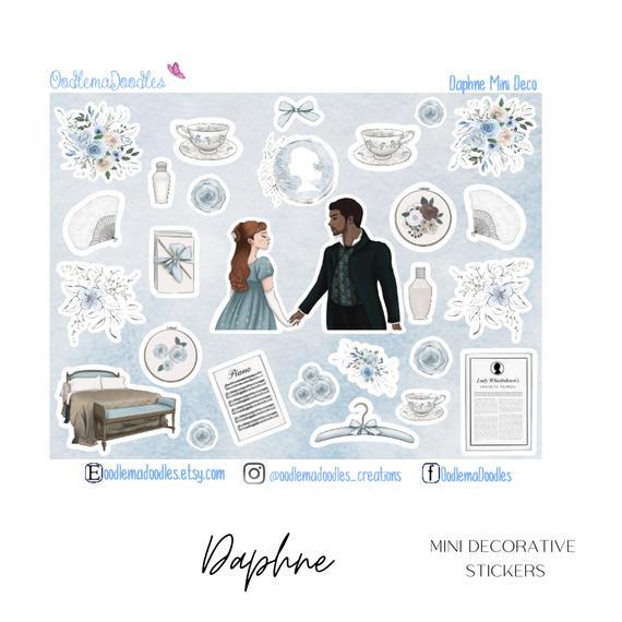 Daphne Mini Decorative Stickers - oodlemadoodles