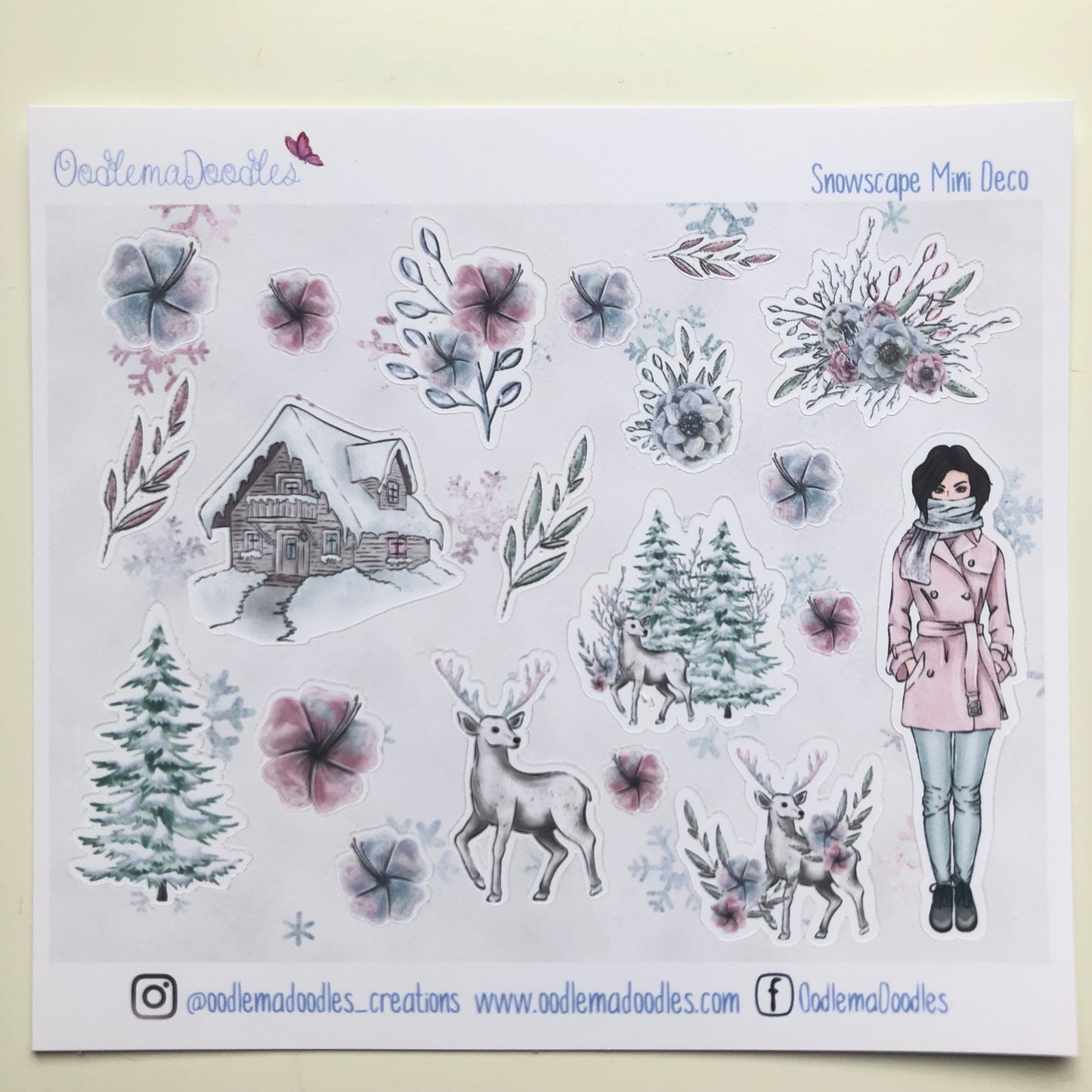 Snowscape - Decorative Stickers