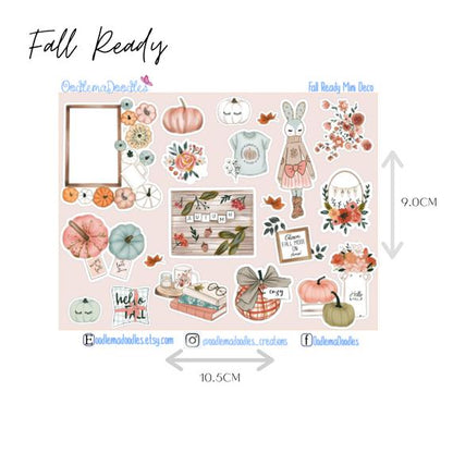 Fall Ready Mini Decorative Stickers