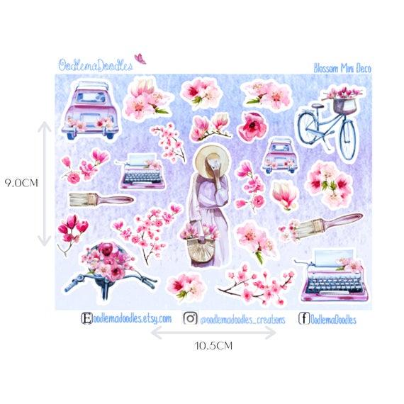 Blossom Mini Decorative Stickers - oodlemadoodles