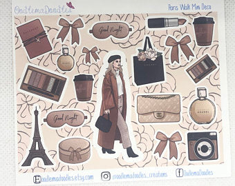 Paris Walks - Decorative Stickers