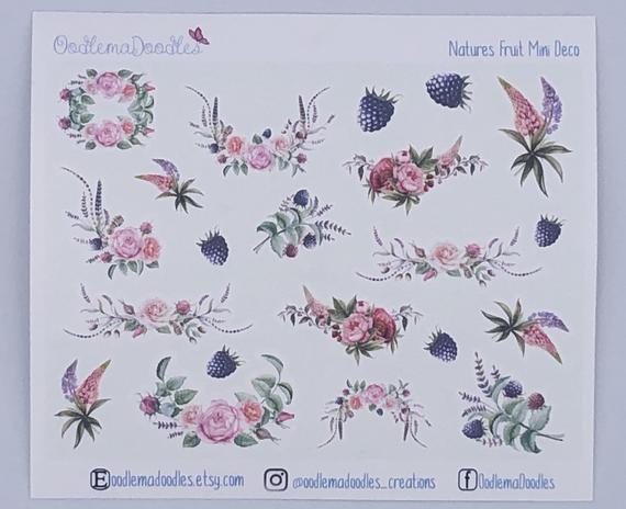Natures Fruits - Decorative Stickers