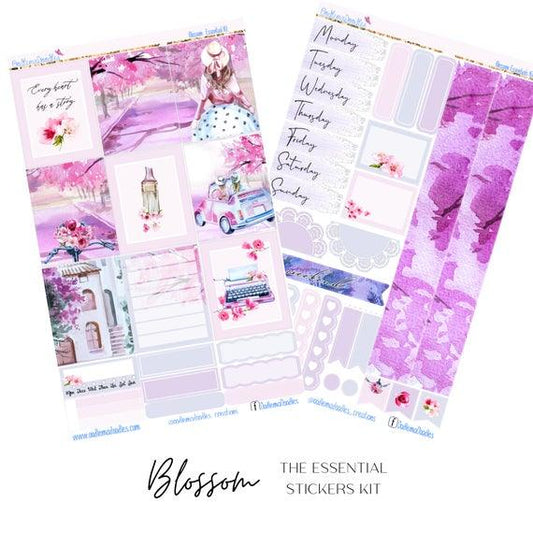 Blossom Essential Planner Sticker Kit - oodlemadoodles