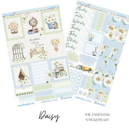 Daisy Essential Planner Sticker Kit - oodlemadoodles