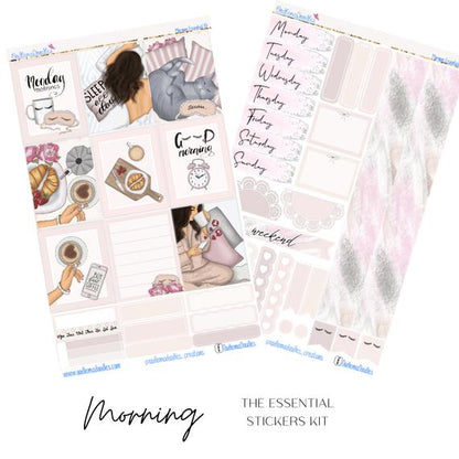 Morning Essential Planner Sticker Kit