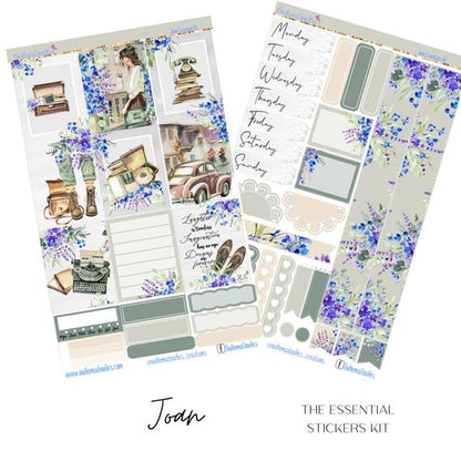 Joan Essential Planner Sticker Kit