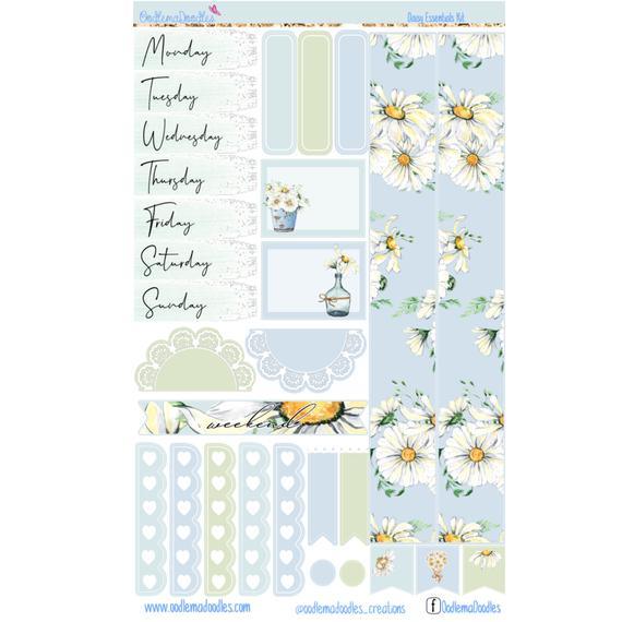 Daisy Essential Planner Sticker Kit - oodlemadoodles