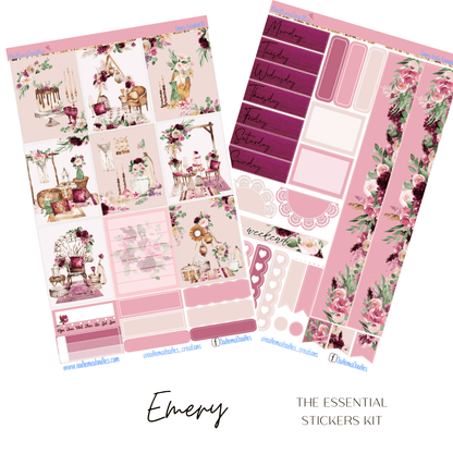 Emery Essential Planner Sticker Kit