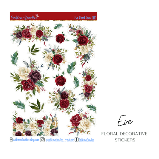 Eve Floral Decorative Stickers