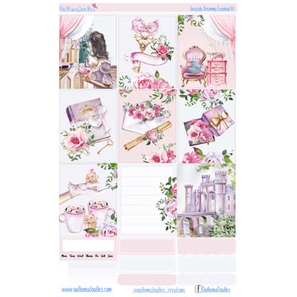 Fairytale Dreaming Essential Planner Sticker Kit