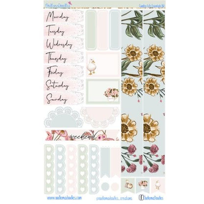 Country Life Essential Planner Sticker Kit - oodlemadoodles