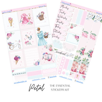 Petals Essential Planner Sticker Kit