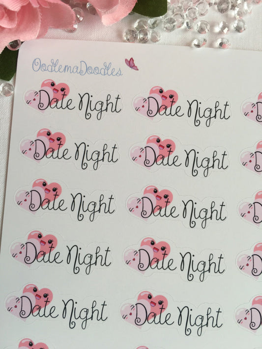 Kawaii Date Night Stickers :