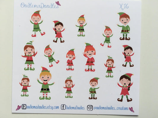Christmas Elves Deco - oodlemadoodles