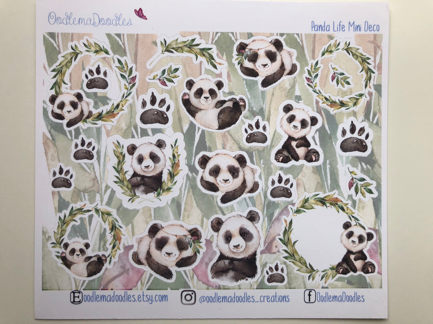 Panda Life : Decorative Stickers