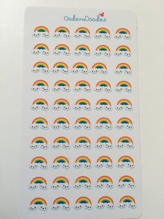 Kawaii Rainbow Stickers :