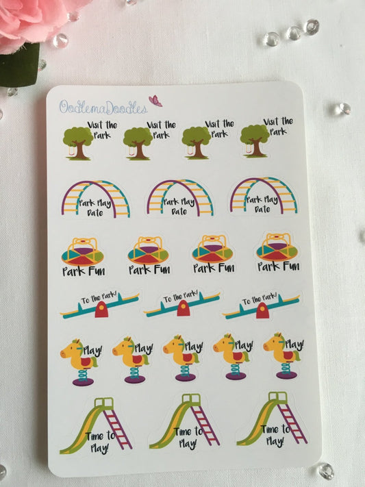 Park Day Stickers :