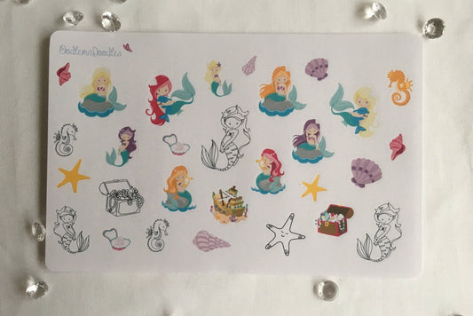 Mermaid Kids Stickers