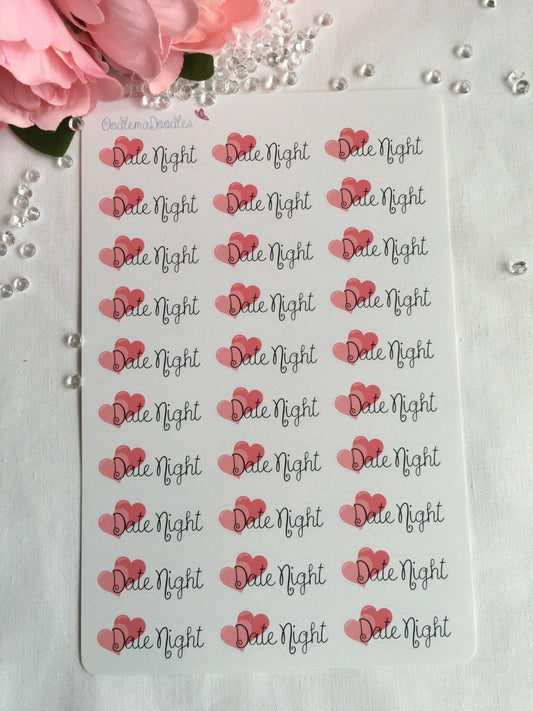 Date Night Stickers : E16 - oodlemadoodles