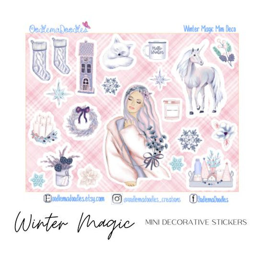 Winter Magic Mini Decorative Stickers