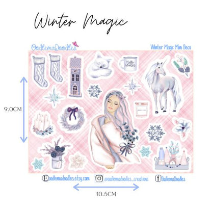 Winter Magic Mini Decorative Stickers