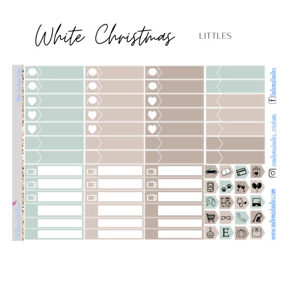 White Christmas Vertical Weekly